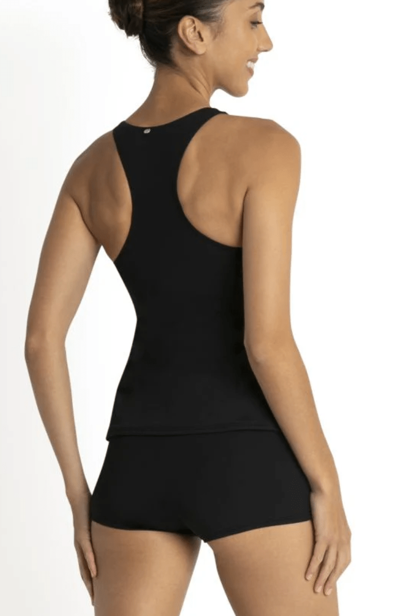 Sunseeker Basix High Waisted Boyleg Pant Black.