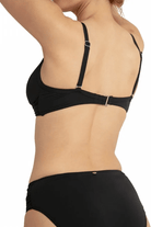 Sunseeker Basix Twist Front Bralette Black.