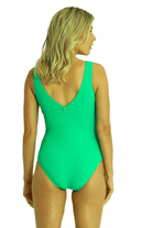 Sunseeker Reset DD/E V Neck One Piece Green.