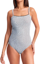 SS52118-Geomath-Light-Square-Neck-One-Piece-Blue