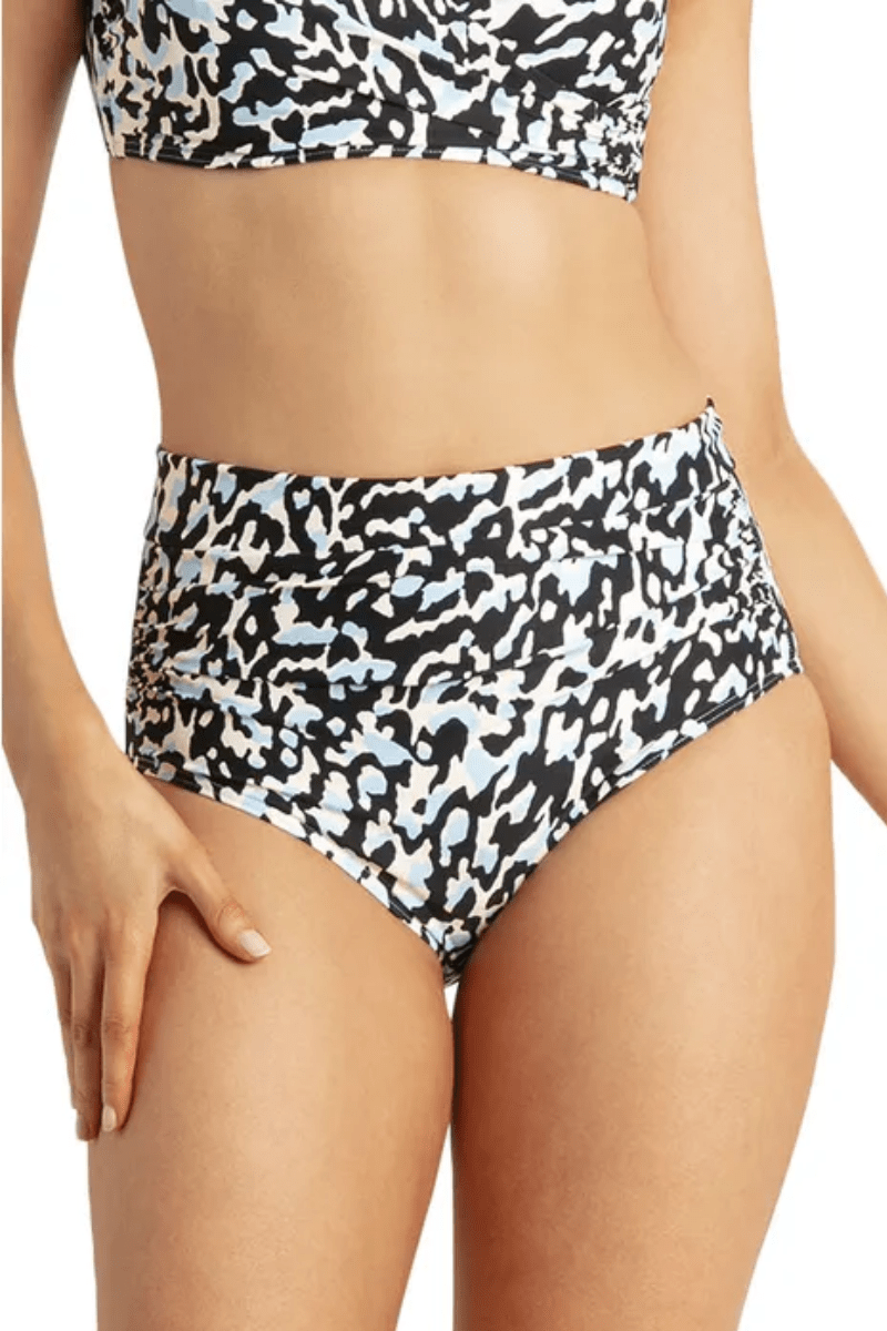 Sunseeker Orla Ruched High Waisted Pant Seafoam.