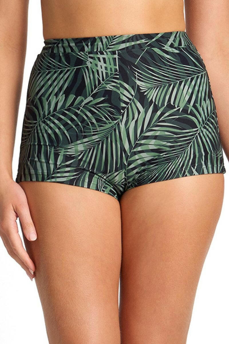 Sunseeker Lombok High Waisted Boyleg Pant - Black.