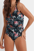 Sunseeker Cuba F/G Ruched Minimiser One Piece - Black.