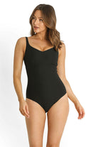 Sunseeker Dive Scoop Tank One Piece Black.