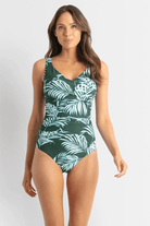 Sunseeker Mae DD-E Twist Ruched One Piece - Khaki.