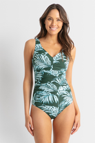 Sunseeker Mae F/G Ruched One Piece - Khaki.