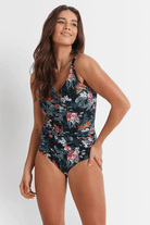 Sunseeker Cuba F/G Ruched Minimiser One Piece - Black.