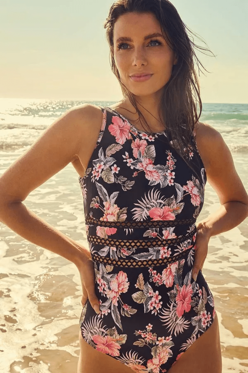 Sunseeker Chile High Neck Mastectomy One Piece.