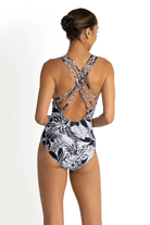 Sunseeker Bali Multi Cross Strap One Piece Ink.