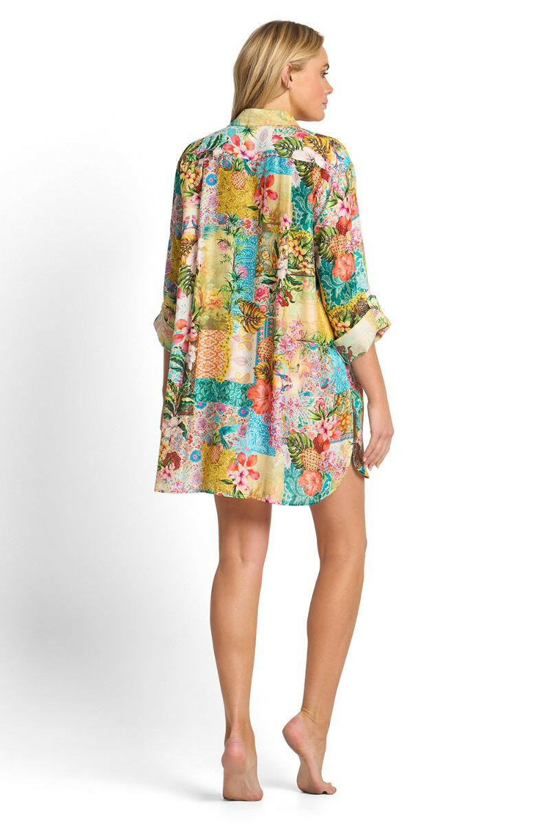 Sunseeker Papaya Painters Shirt - Multi.