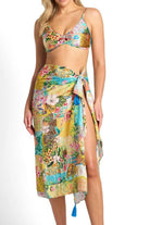 Sunseeker Papaya Trim Sarong - Multi.