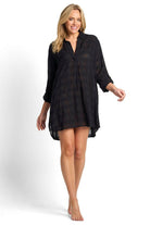 Sunseeker Picnic Painters Shirt - Black.