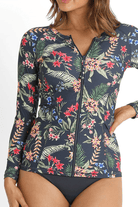 Sunseeker Evie Zip Front Rash Vest Midnight.