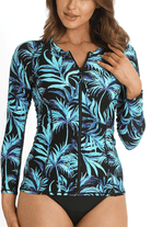 Sunseeker Pina Colada Long Sleeve Rash Vest 50+ UPF.