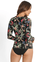 Sunseeker Evie Zip Front Rash Vest Black.