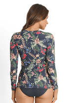 Sunseeker Evie Zip Front Rash Vest Midnight.