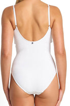 Sunseeker Salt DD/E Slimline One Piece - White.