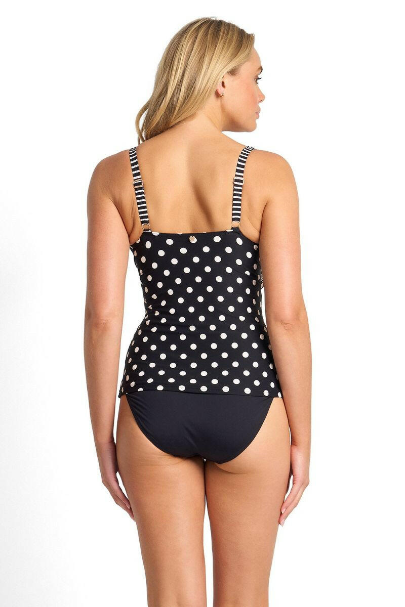 Sunseeker Seoul DD/E Ruched U/Wire Singlet - Black.