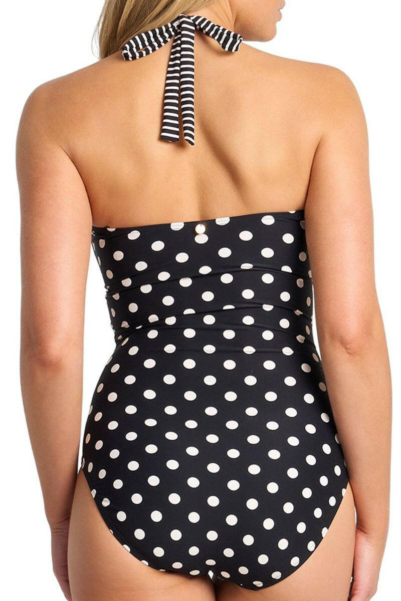 Sunseeker Seoul Panelled Bandeau One Piece - Black.