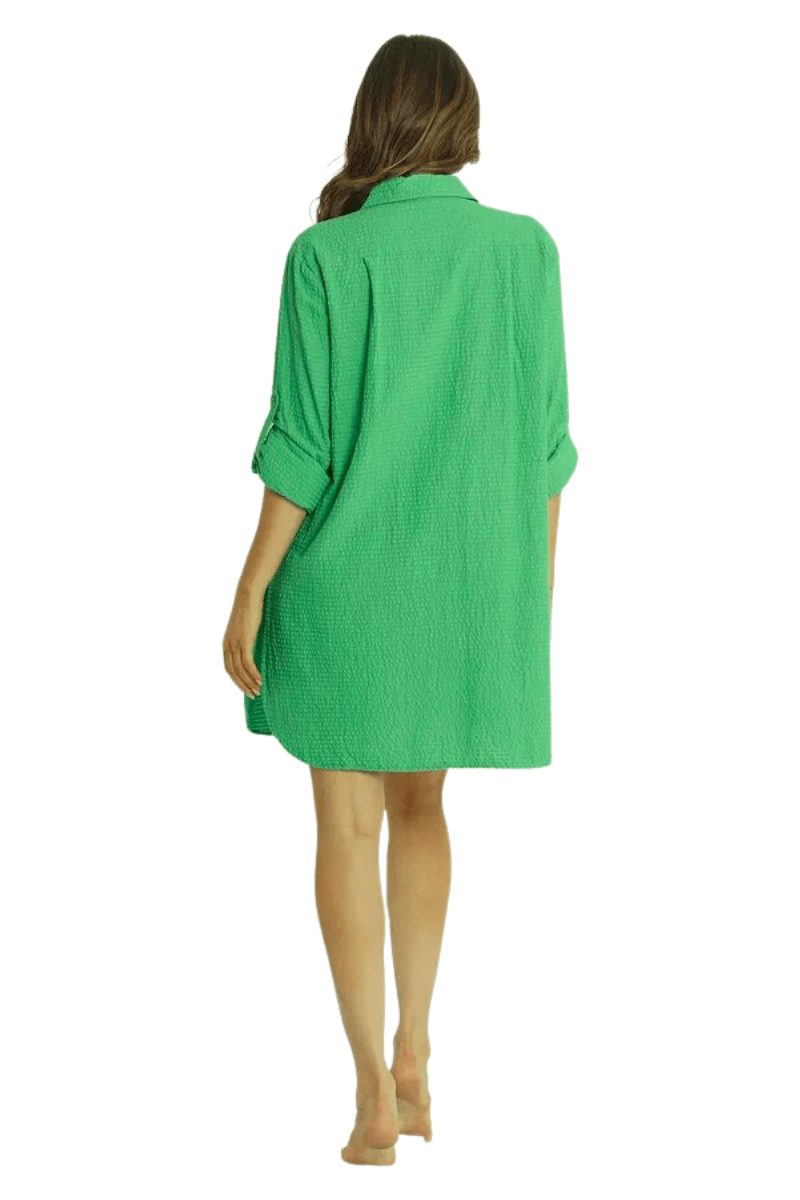 Sunseeker Reset Button Through Shirt Green.