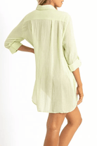 Sunseeker Resort Painters Shirt Lime.