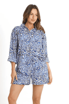 Sunseeker Corfu Boyfriend Shirt - Blue.