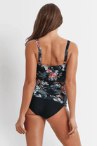 Sunseeker Cuba F/G Ruched Minimiser Singlet - Black.