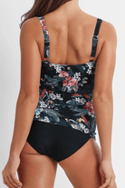 Sunseeker Cuba F/G Ruched Minimiser Singlet - Black.