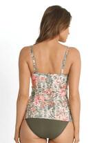 Sunseeker Mai Tai Twist Front Singlet Tankini.