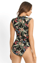 Sunseeker Evie Seasport Cap Sleeve One Piece Black.