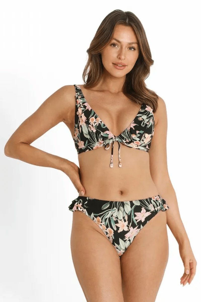 Sunseeker Camellia Flip Side Pant Black.