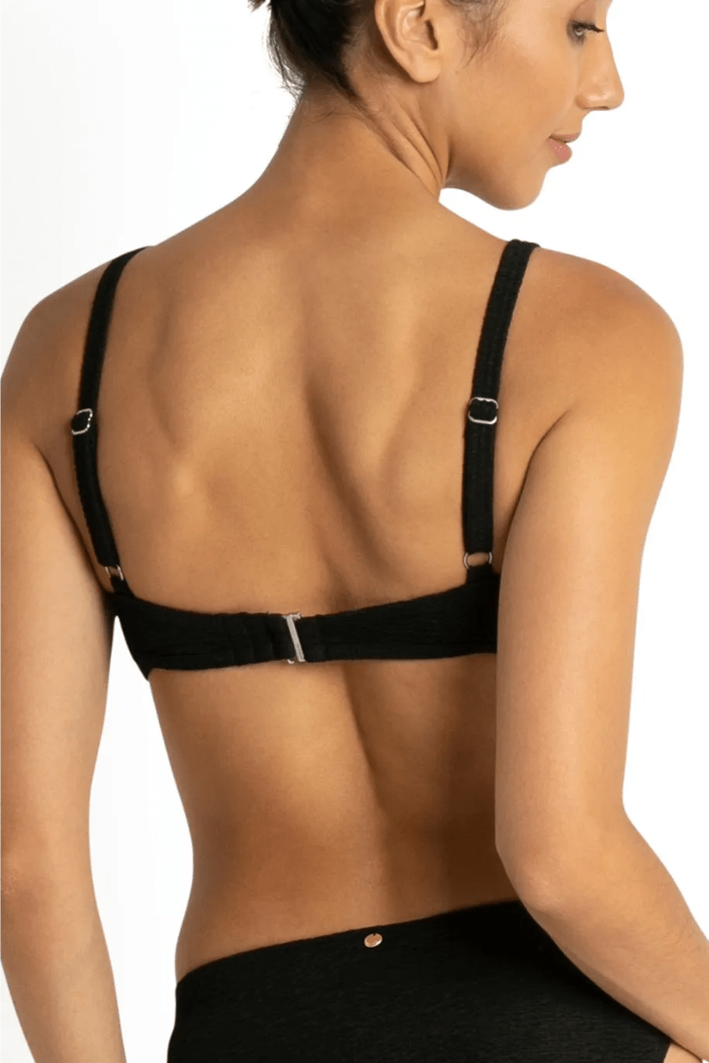 Sunseeker Wave Moulded Bralette - Black.