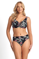 Sunseeker Viola E/F Frill Bra - Black.
