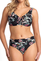 Sunseeker Viola E/F Frill Bra - Black.