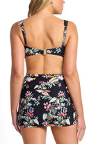 Sunseeker Viola Ruched Skirt Pant - Black.