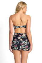 Sunseeker Viola Ruched Skirt Pant - Black.