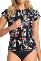 Sunseeker Viola Short Sleeve Mast Rashie - Black.