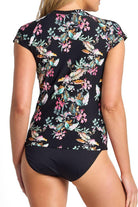 Sunseeker Viola Short Sleeve Mast Rashie - Black.