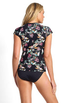 Sunseeker Viola Short Sleeve Mast Rashie - Black.