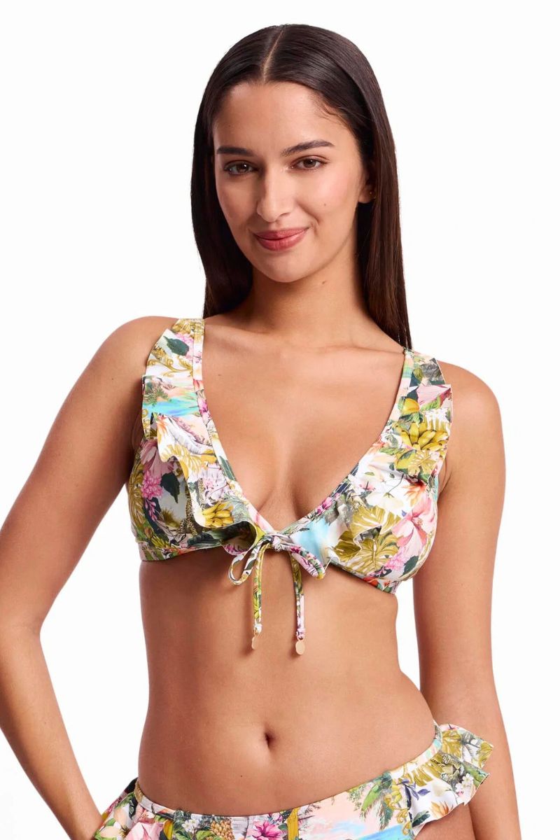Sunseeker SS12989 White Lotus Frill Bra