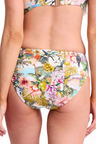 Sunseeker SS31800 White Lotus Ruched Mid Rise Pant