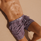 Swim Shady Maroon Tide Swim Shorts.