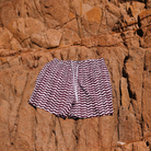 Swim Shady Maroon Tide Swim Shorts.