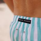 Swim Shady Mint Flare Swim Shorts.
