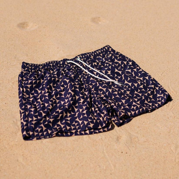 Swim Shady Sapphire Sand Swim Shorts.