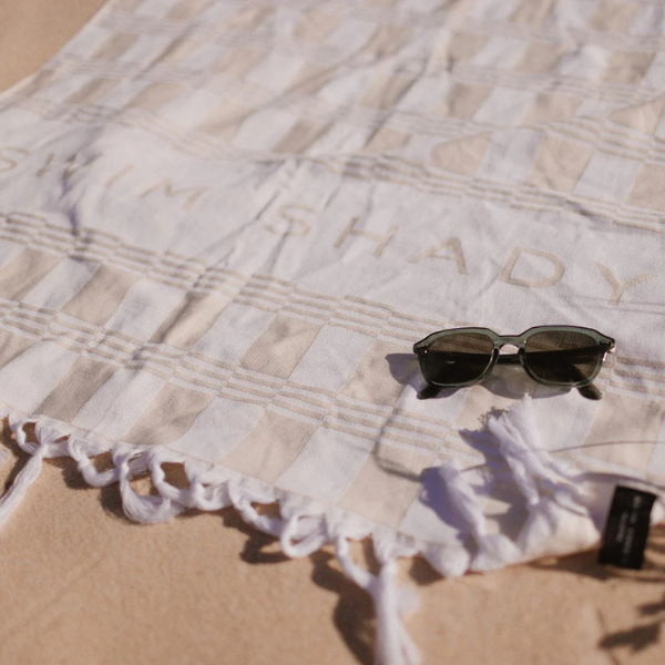 Swim Shady Coconut Sands Beach Towel.