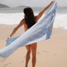 Swim Shady Ocean Current Beach Towel.