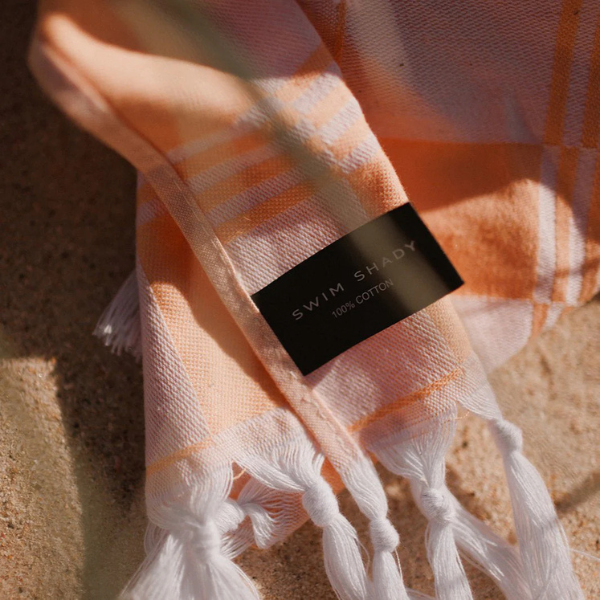 Swim Shady Sun Kissed Beach Towel.