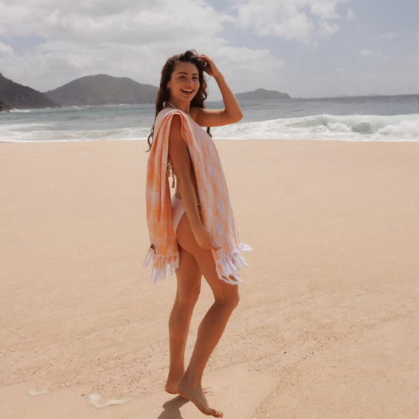 Swim Shady Sun Kissed Beach Towel.