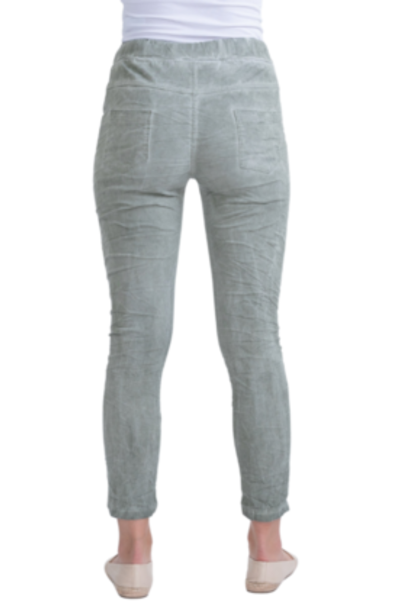 Vera May Italian Linen Pant - Khaki.